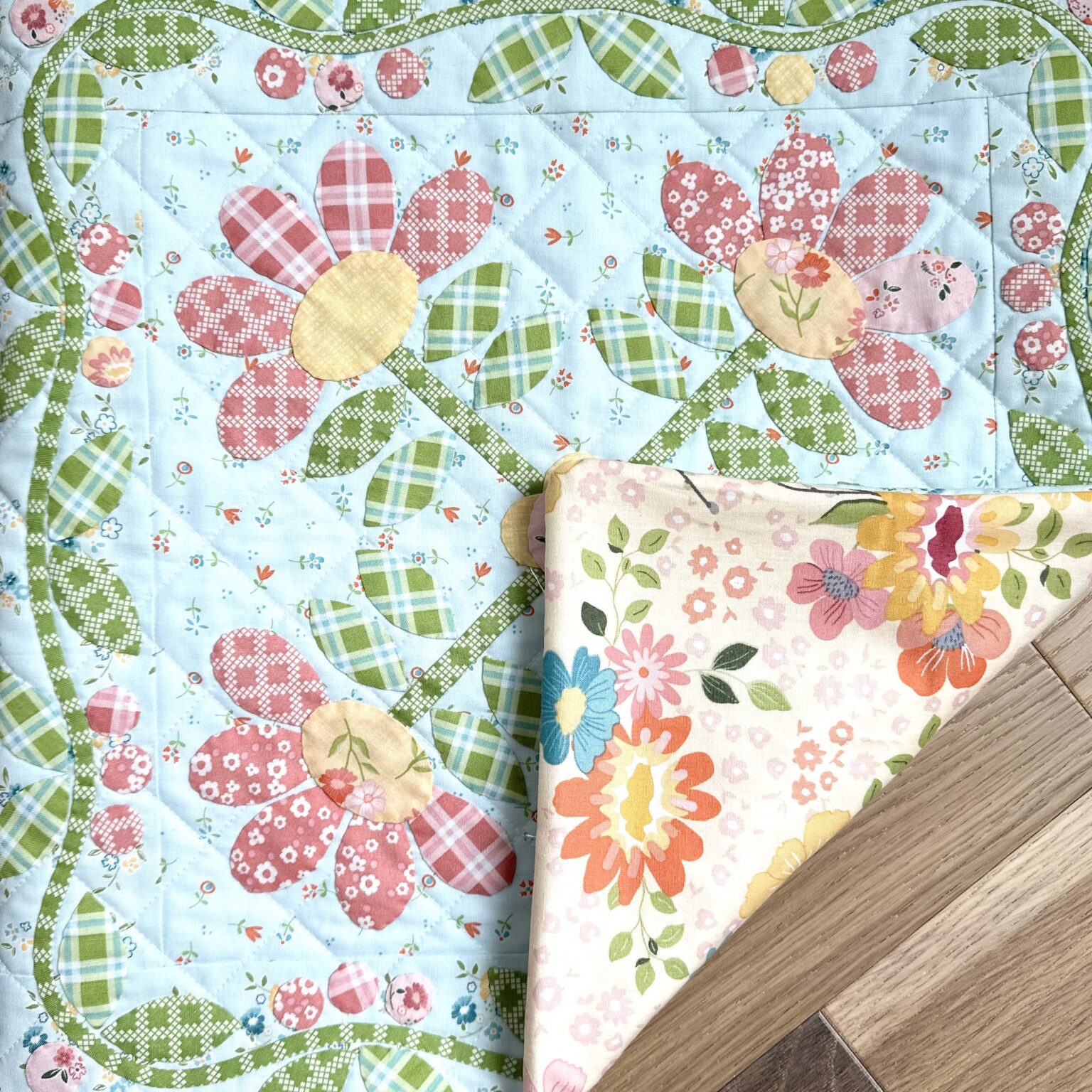 A Flower Appliqué Pillow with Spring's In Town + Appliqué Tips for ...