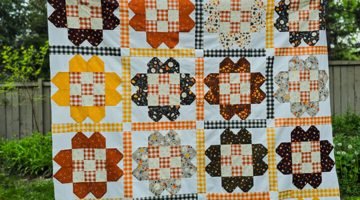 Autumn Bloom Quilt by Thai Charm