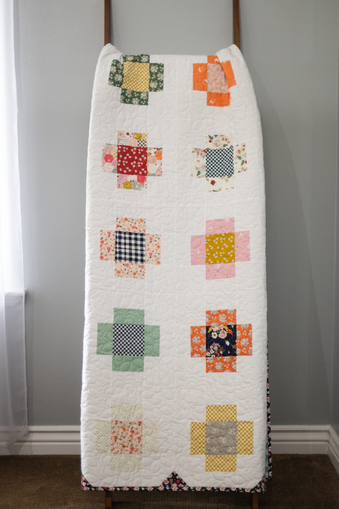 Criss Cross Dance Quilt with BloomBerry