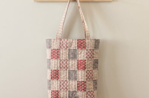 Riley Tote with Mansfield Park Fabric