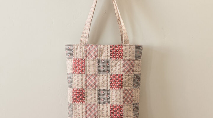 Riley Tote with Mansfield Park Fabric