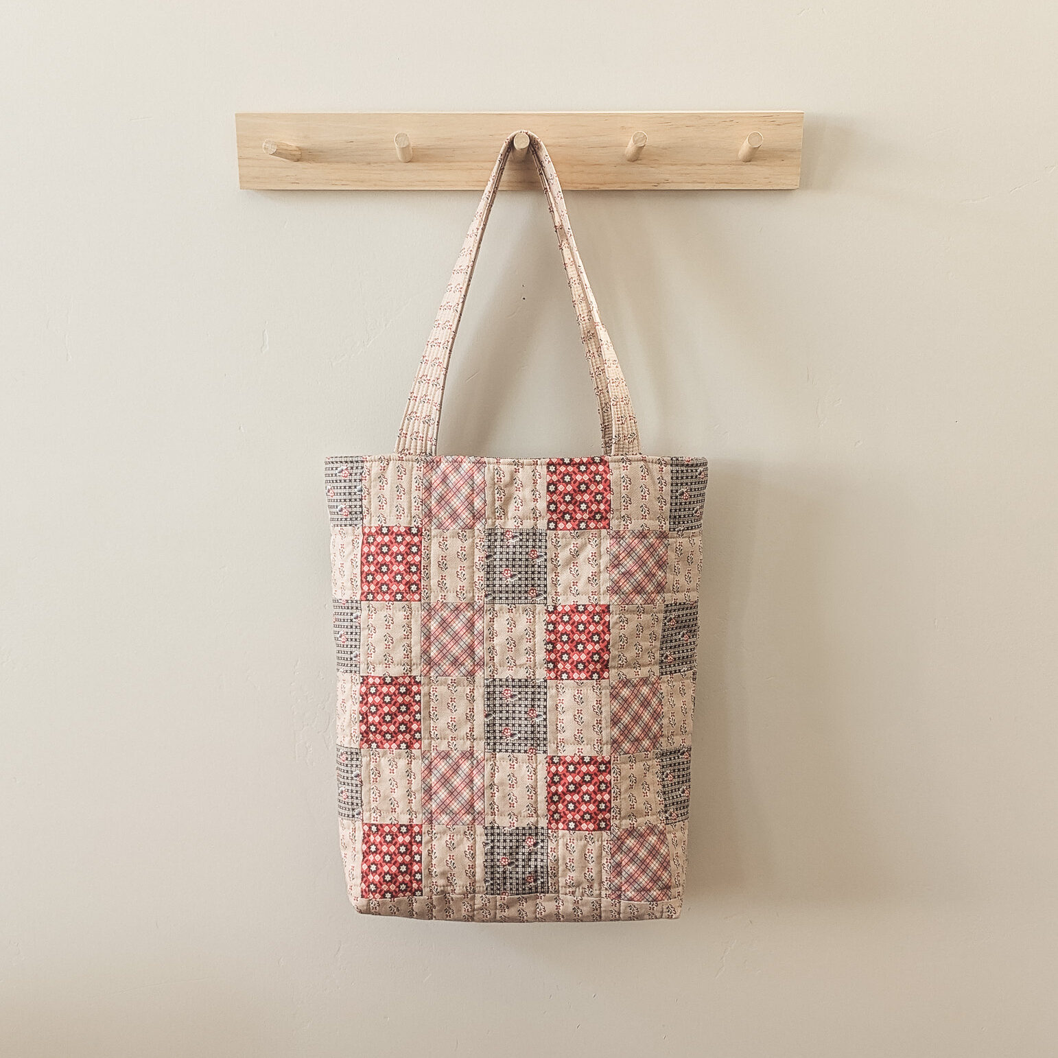 Riley Tote with Mansfield Park Fabric