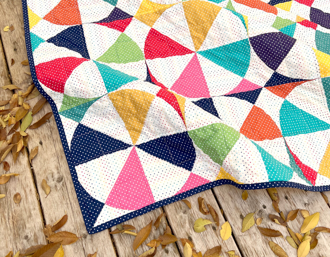 Swiss Dots Twice Baked Quilt