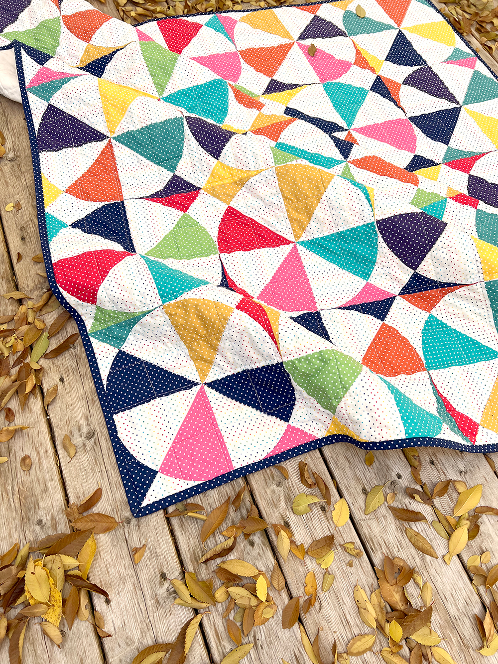 Swiss Dots Twice Baked Quilt