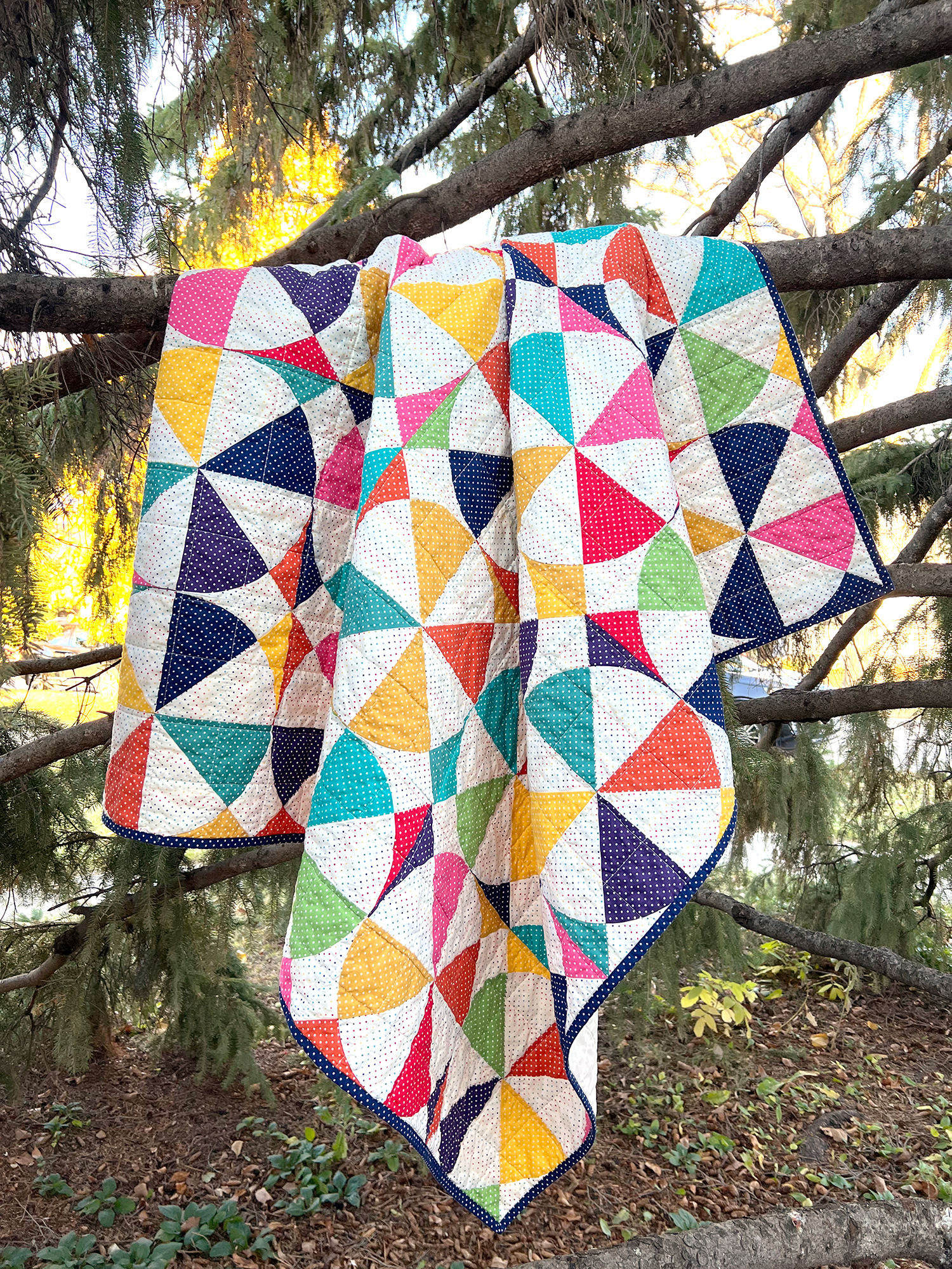 Swiss Dots Twice Baked Quilt