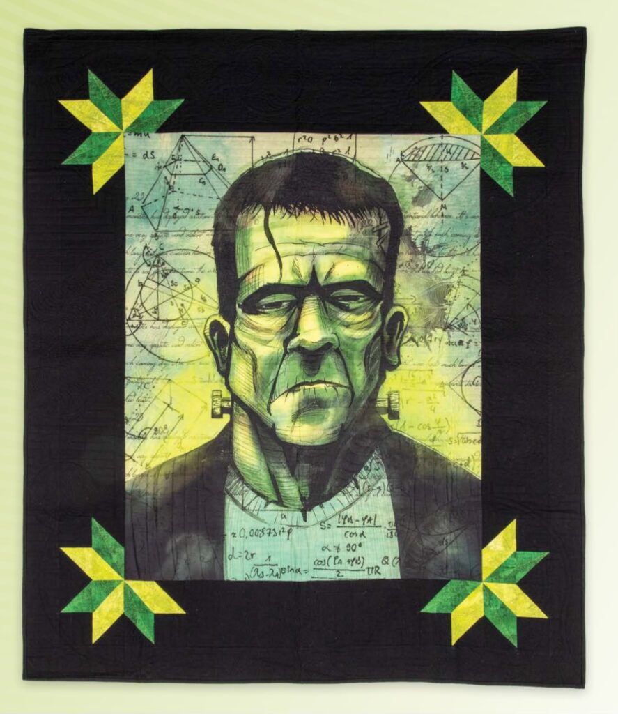 "Frank" from the book "Quilting with Panels and Patchwork" by Shannon Arnstein